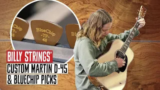 Billy Strings' Custom Martin D-45 & BlueChip Picks | Rig Rundown Trailer