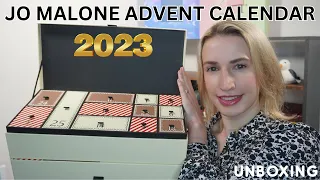 JO MALONE 2023 ADVENT CALENDAR UNBOXING