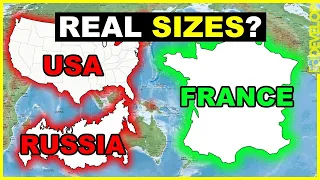 What are the Real Sizes of the Countries? MAPS LIE