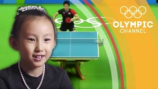 Ma Long vs. Jun Mizutani's Fantastic Rally... According to Children | Kids Call