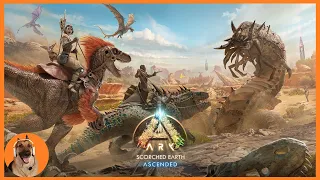 ARK Ascended Scorched Earth 4 - RAISING THE BABY WYVERN - With Bob's Tall Tales and Death Counter