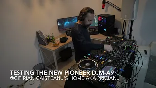 Mario testing the new Pioneer DJM A9