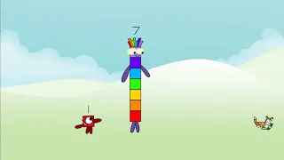 A Reanimated scene from the Numberblocks episode “Ten Green Bottles”