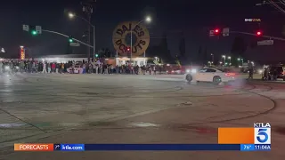 Dozens of cars impounded after police bust street takeovers across Los Angeles