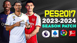 PES 2017 NEXT SEASON PATCH 2023-2024 | PES 2017 PATCH 2024 (T99 V14)