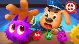 Monster under the Bed | Good Habits | Cartoons for Kids | Sheriff Labrador