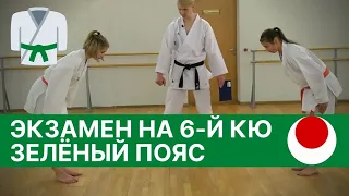 6-й кю (зеленый пояс): пособие по подготовке к экзамену JKA.