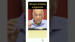 Beware of being a hypocrite (By: Ps.Zac Poonen)#Sermonclip #ZacPoonen #cfc #shorts #reels #viral