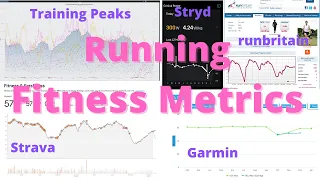 Running Fitness Metrics - Strava, Garmin, Training Peaks, Stryd, runbritainrankings.com