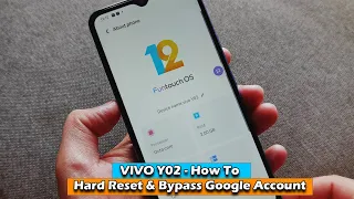 VIVO Y02 - Hard Reset & Bypass Google Account