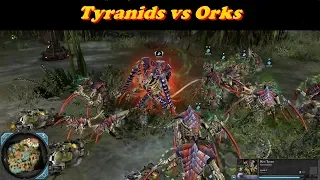 Tyranids vs Orks - Warhammer 40k: Dawn Of War 2: Retribution - SupaEpicFun Mod