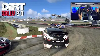 DiRT Rally 2.0 Seat Ibiza RX Rallycross Barcelona Catalunya - Logitech G29