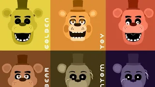 голоса всех медведей из Five Nights At Freddy's #fnaf #freddy