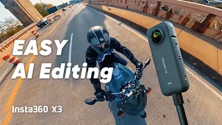 Insta360 X3 - How to use Insta360 AI Editing in 3 minutes