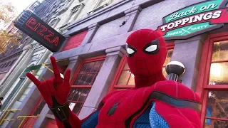 Spider-Man PS4 - Pizza Theme Easter Egg