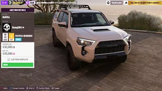 How to get the Toyota 4Runner in Forza Horizon 5 with Auction House