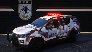 PERSEGUIÇÃO + CONFRONTO BEPI / COTAR BATALHÃO ESPECIALIZADO - PMCE | GTA 5 POLICIAL