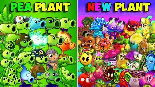 Team PEA vs NEW PLANT - Who Will Win? - Pvz 2 Team Plant vs Team Plant