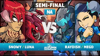 Snowy & Luna vs Raydish & MegD - Winners Semi-Final - Autumn Championship 2023 - NA 2v2