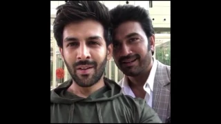 Funny! Kartik Aaryan With Sharad Kelkar Baahubali 2 Hindi Audio Duber