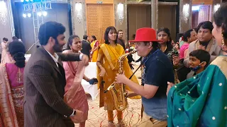 Yaar Bina chain kaha re hindi song Instrumental on saxophone by SJ Prasanna (9243104505 , Bangalore)