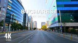 Driving in Bucharest Romania - 4K