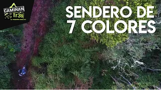 INCREÍBLE SENDERO DE 7 COLORES EN COLOMBIA || CaminanTr3s, El tercero eres tú!