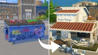 I built an entire restaurant with just things I found in a dumpster