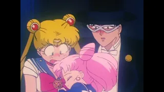 Sailor Moon descobre que Rini é sua filha[Dublado]