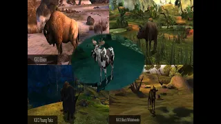 Deer Hunter Classic all Wildebeests, Mooses, Bisons And Buffaloes