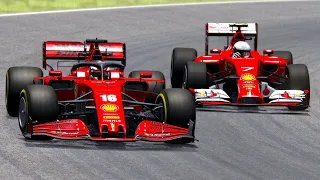 Ferrari F1 2020 vs Ferrari F1 2014 - Spa