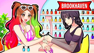 Bella Goes To a NAIL SALON in Brookhaven RP! 💅