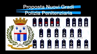 Proposta nuovi gradi e qualifiche Polizia Penitenziaria