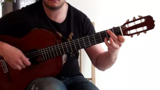 Siciliano (Bach) played on classical guitar