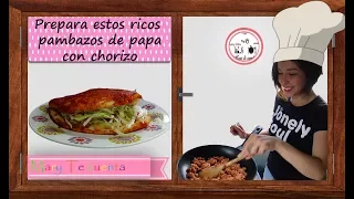 Pambazos de papa con chorizo deliciosos ¡Fácil y rápido! | MEXICAN FOOD