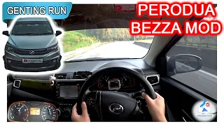 Mod Perodua Bezza 1.3L Advance | Malaysia #POV [Genting Run 冲上云霄] [CC Subtitle]