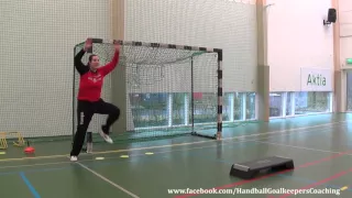 Handball Goalkeeper Training - combo warm up drill