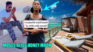 MOses Bliss R0MANT1C Moment With Wife In Maldives