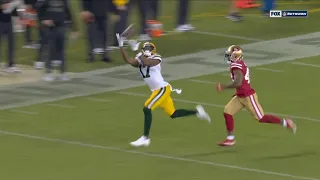Aaron Rodgers Throws an Absolute Dime to Davante Adams | Packers vs. 49ers | NFL
