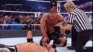 AJ Styles vs John Cena Full Match - WWE Royal Rumble 2017 Full show HD