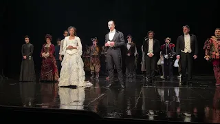 Curtain Call of Phantom of the Opera Charity Performance in NYC with All Christines Reunited.