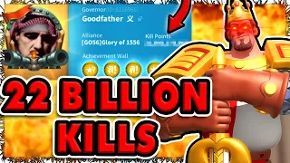 Top 10 Players With MOST KILLS in Rise of Kingdoms! (Jan. 2022)