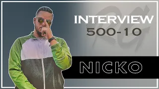 Nicko | Interview "500-10" - Le Chaudron, Ses bases Dancehall et Trap, Ses Ambitions et sa Vision