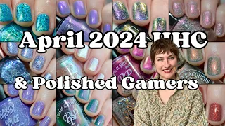 April 2024 HHC and Polished Gamers Box Nail Polish Swatches