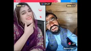 muslim khan and sana gull new tik tok live video part 22023۔ مسليم خان او سنا ګل ګف شف