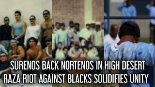 SURENOS BACK NORTENOS IN PRISON WAR AGAINST BLACKS!!! HOW AND WHY IT STARTED AND HOW RAZA IS UNITED