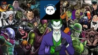 panda reacciona a VILLANOS DE BATMAN VS VILLANOS DE SPIDERMAN ESPECIAL 10K