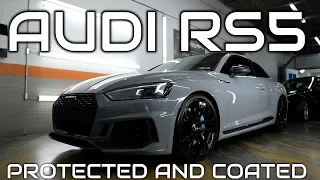 AUDI RS5  |  STEK PPF & Cquartz Ceramic Coating Install  |  Menard Premium Detailing