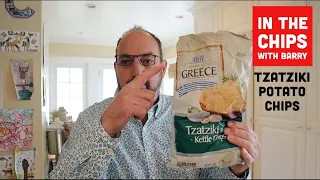 🇺🇸 Journey to Greece (Aldi) Tzatziki Potato Chips on In The Chips with Barry