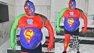 All Superheroes Full Body Makeup